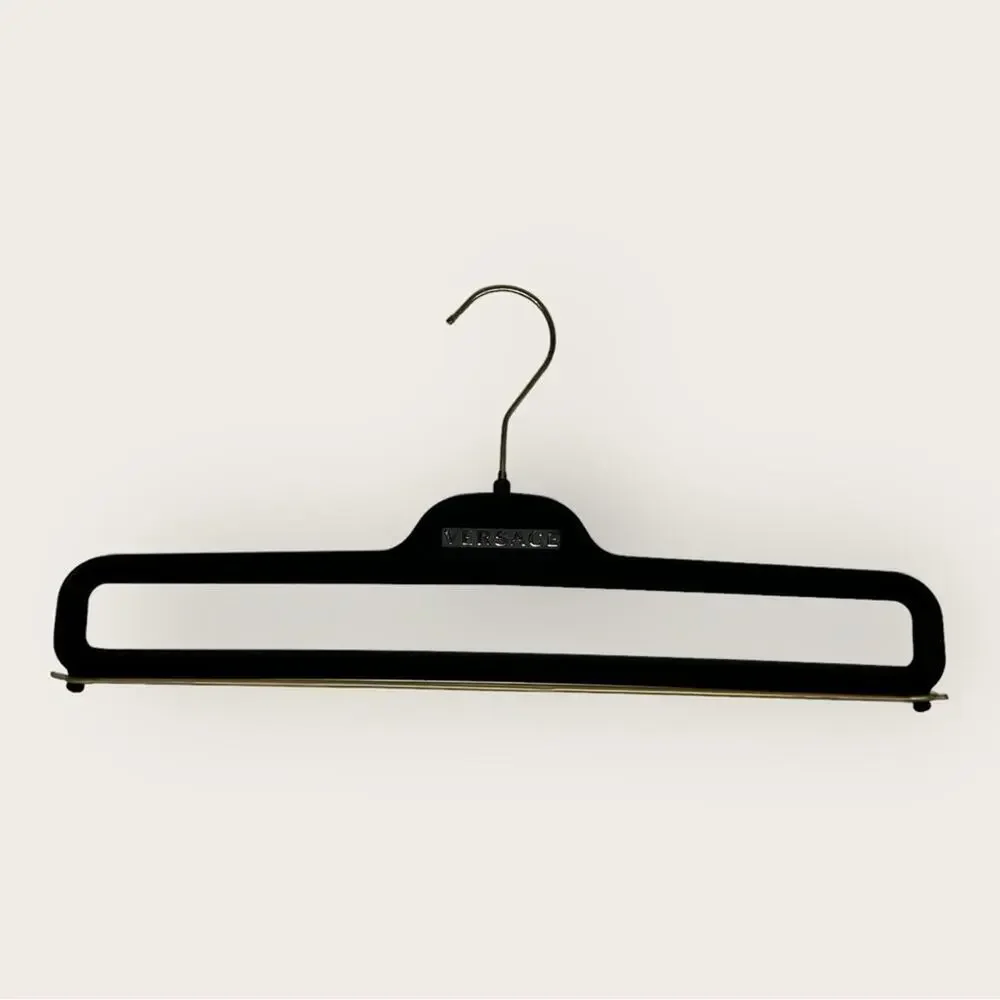 Versace | Velvet Pant Hanger | Black | Approx. 15 inch